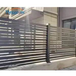 Barato Outdoor 6ft Segurança Morten Colorbond Design Private House Wall Screen Painéis Metal Sheet Fence E Gates