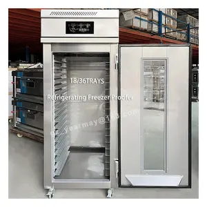 Equipamentos De Padaria Máquina De Fermentação De Pão Pizza 18 Bandejas Massa Retarder Proofer Gabinete Máquina Automática De Prova De Pastelaria Preço