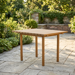 Table à manger rectangulaire moderne en bois, design scandinave, meubles en bois massif, imperméable, écologique, durable pour la maison, intérieur - Product Image 4