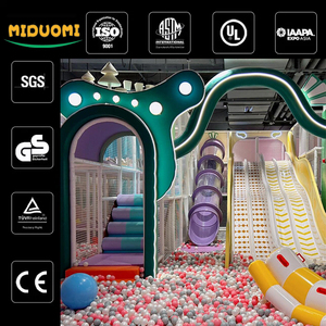 Ensemble de terrain de jeu intérieur commercial personnalisé pour enfants Naughty Indoor Castle Équipement de jeu Police Hospital School Role Play House - Product Image 4