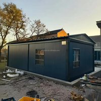 Maison préfabriquée modulaire de luxe, petite et détachable, en conteneur, avec panneaux sandwich, pour hôtel et immeuble de bureaux