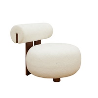 Nordique décontracté canapé chaise unique hôtel hall salon pédicure canapé chaise moderne accoudoir salle à manger chaise