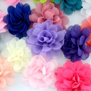 Chất lượng cao kích thước lớn 3D Organza ren hoa các bản vá lỗi cho váy cưới Váy Phụ kiện vạt áo đính - Product Image 6