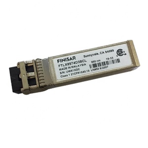 FTLX8574D3BCL Finisar FTLX8574D3BCL 10G SFP+ 850nm Multimode 10GBase-SR 400m SFP+ Optical Transceiver FTLX8574D3BCL Finisar FTLX - Product Image 1