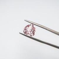 Zhanhao Pink Morgan ite Color Lab Erstellt Edelstein Herz schnitt HS Synthetischer Saphir Preis pro Karat für Frauen Ring