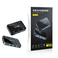 Convertidor de Tarjeta de Sonido Estéreo 3 en 1 para iPhone y Android, Adaptador Universal de Audio de 3.5mm para Micrófono y Auriculares, Transmisión en Vivo