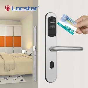 Locstar-قفل كهربائي بباب ميكانيكي بدون مفتاح, قفل كهربائي بمفتاح أمن للفنادق ، مفتاح دائرة مطبوعة ، مفتاح أمن ، مدخل Rv ، للبيع المباشر من المصنع ،