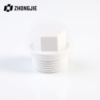 Bouchon fileté mâle PPR 20mm-25mm PN25, raccord de tuyauterie en plastique à visser, fusion à chaud pour l'alimentation en eau résidentielle