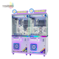 TONGRU Vente en gros d'usine Machine de jeu d'arcade Mini peluche bon marché Grue Griffe Accepteur de billets de bonbons à pièces pour enfants