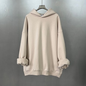 Vente en gros de sweats à capuche en molleton français surdimensionnés 500GSM pour hommes et femmes, logo personnalisé, streetwear, OEM, ODM, production en gros - Product Image 3