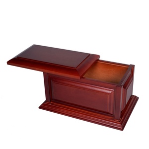 Bán Buôn Tang Lễ Urn Hộp Trượt Nắp Thiết Kế Tùy Chỉnh Lớn Bằng Gỗ Urns Cho Tro Của Con Người - Product Image 3