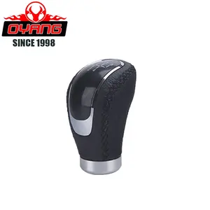 5 Tốc Độ Phổ Shifter Lever Đen Màu Đỏ Màu Xanh Da Pu Nhôm Bánh Xe Phím Shift Knob