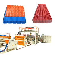 Línea de Producción de Máquinas para Fabricar Techos Sintéticos con Protección ASA, Extrusora de Plástico para Láminas Corrugadas de PVC ASA