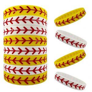 Bracelets en silicone pour le softball, pour adultes et enfants, écologiques, de qualité alimentaire, thème sportif, cadeaux promotionnels, cadeaux originaux - Product Image 3