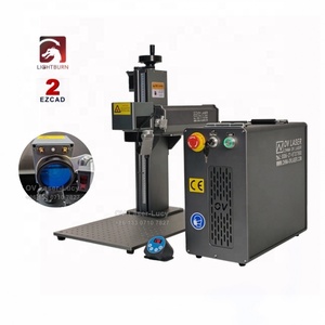 เครื่องเลเซอร์ไฟเบอร์ออโต้โฟกัสสำหรับสลักและแกะสลัก กำลัง 100 วัตต์ ยี่ห้อ JPT พร้อมหัวโรตารี่ - Product Image 1