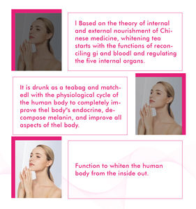 Beauté de la peau de marque privée blanchissant thé d'éclat naturel à base de plantes anti-âge meilleur thé de blanchiment de la peau en Chine - Product Image 5