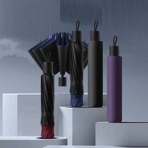 Custom Logo <b>Large</b> Folding Anti-Riot Reinforced and Thickened Sunny and Rainy Days for 2-Three People <b>Umbrella</b> - Product Image 4