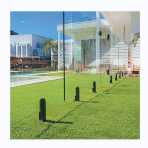 Clôture de <span class=keywords><strong>piscine</strong></span> avec 1/2 pouces 12mm en <span class=keywords><strong>verre</strong></span> <span class=keywords><strong>trempé</strong></span> et embouts réglables en acier inoxydable Duplex 2205 en <span class=keywords><strong>verre</strong></span> - Product Image 1