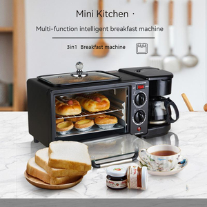חם מוכר 3-in-1 מכונת ארוחת בוקר חשמלית בית מיני תנור טוסטר פונקציה בתי מלון - Product Image 6