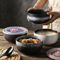 Bol en céramique de style japonais de 6,5 pouces, bol à riz pour hôtel et restaurant, bol à salade de fruits