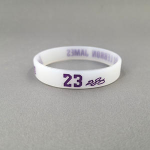 Pulsera Deportiva de Silicona Luminosa Personalizada <span class=keywords><strong>con</strong></span> los Nombres de las Estrellas del Baloncesto Kobe, James y Curry, Hecha en China, Unisex - Product Image 6