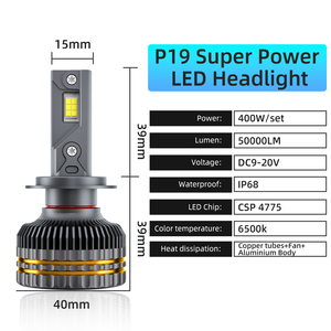 <span class=keywords><strong>Precio</strong></span> al por mayor LED H7 Bombilla de faros Luces Led Para Autos 400W Led Car Light 12V Faros LED - Product Image 2