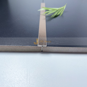 JYFMETAL M154 Bande de finition décorative en acier inoxydable et céramique, finition dorée brossée, pour carrelage, garantie 5 ans et plus, pour un style contemporain - Product Image 5