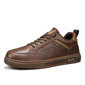 รองเท้าหนังสไตล์ลำลองแบบสวม รุ่นใหม่ประจำฤดูใบไม้ผลิ/ฤดูร้อน ปี 2026 สีดำ สปอร์ต เหมาะสำหรับทำงาน ผู้ชาย แบบชิ้นเดียว - Product Image 6