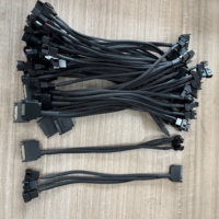 Cantell SATA 15Pin 1 ke 1/2/3/4/5 Kabel Adaptor Konverter Hub Splitter Kipas Pendingin Komputer PWM Temperatur Daya
