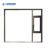 Ventanas de Vidrio de Aleación de Aluminio Fijas, Personalizadas, de Piso a Techo, con Reducción de Ruido, Directo de Fábrica