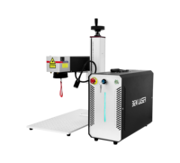 Machine de marquage laser à fibre de haute précision, graveur de bureau pour métaux et plastiques, pour gravure personnalisée de bijoux, bagues et pendentifs, et découpe