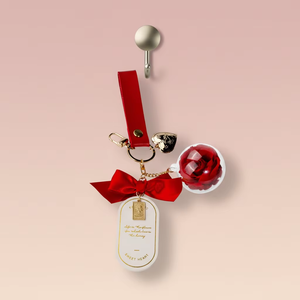 Llaveros Creativos con <span class=keywords><strong>Rosa</strong></span> Preservada, Colgante <span class=keywords><strong>de</strong></span> Flor Eterna, Regalo para Bolso, Bolso <span class=keywords><strong>de</strong></span> Mano o Mochila - Product Image 2
