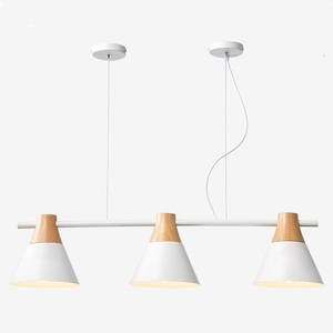 De Madera de 3 cabeza <span class=keywords><strong>Hotel</strong></span> 40W de LED de ahorro de energía lámpara colgante para la habitación - Product Image 2