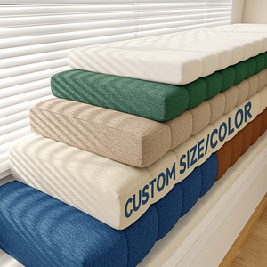 <span class=keywords><strong>Coussin</strong></span> de siège de fenêtre matelassé multi-tailles à points de couture, en mousse haute élasticité, doux, résistant à l'usure, imperméable, décoratif, pour intérieur, grand format - Product Image 2