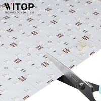 Panneau flexible à LED ultra-mince et flexible Feuille lumineuse à LED pour comptoir de pierre Rétroéclairage Boîte lumineuse RVB ultra-mince