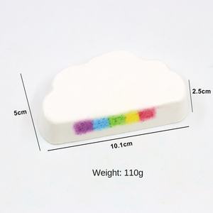 Fabrika stok sınır ötesi şekilli meyve patlama banyo Fizzies çilek ananas dondurmalı pasta banyo tuz topu - Product Image 6