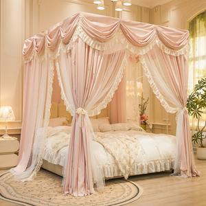 אוהל רשת מתקפל חדש לשנת <span class=keywords><strong>2026</strong></span> נגד יתושים, נייד, לשימוש ביתי למבוגרים, עם חופה למיטה זוגית, כולל מעמד תומך. - Product Image 4