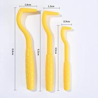 Kit de 3 extracteurs de tiques et de puces en plastique robuste, de tailles variées, efficaces pour chats et chiens