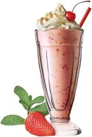 Verres en verre épaissi créatifs Tasses à thé et boissons au lait simples de grande valeur pour le jus Milkshake Soda Water