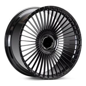 SY-1046ล้อปลอมแปลงสีดำมันวาวแบบหลายก้าน15-26ขอบสำหรับรถยนต์นั่ง <span class=keywords><strong>Audi</strong></span> <span class=keywords><strong>Q8</strong></span>เทสลารุ่น3 Range Rover Sport BMW 3 Series - Product Image 5