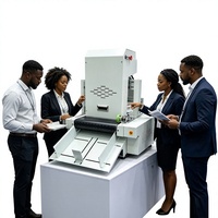 Machine d'impression numérique sur papier kraft de petite taille pour bureau, imprimante pour gobelets en papier jetables, imprimante en forme d'éventail, mini équipement d'impression couleur