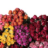 Vente en gros en vrac de fournitures pour fleuriste Bouquet de fleurs de pivoine en soie artificielle pour mariage avec tige pour décoration événementielle