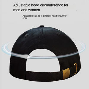 قبعة بول رسمية بحافة منحنية من القطن الخالص من 6 ألواح للرجال والنساء أغطية مخصصة للسلع الأصلية - Product Image 6