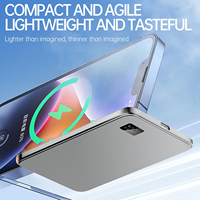 Batería Externa Ultrafina con Carga Inalámbrica Magnética Rápida, Pantalla LED, Portátil, para iPhone, Samsung, Airpods