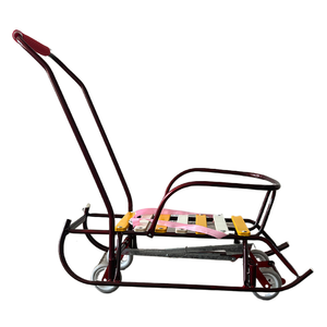 Ventes en gros de <span class=keywords><strong>luge</strong></span> d'<span class=keywords><strong>hiver</strong></span> de haute qualité à quatre roues, en métal et en bois - Product Image 5