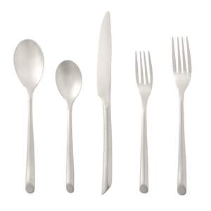 Hot Selling Stainless Steel Spoons Fork Knife Silverware Gold Silver Cutlery <b>Set</b> Bulk Packaging - Product Image 1