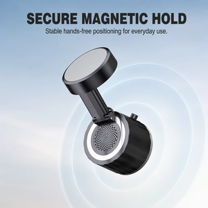 Gadget électronique avec logo personnalisé, haut-parleur Bluetooth 5W, chargeur magnétique 15W, support de téléphone pliable, cadeau technologique - Product Image 2