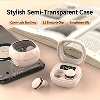 Mini écouteurs TWS ANC sans fil intra-auriculaires étanches IPX6 avec affichage numérique et faible latence