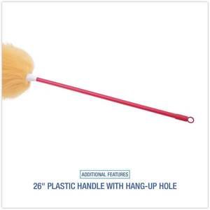 Plumero de lana de cordero Boardwalk de 26 pulgadas con mango de plástico, colores surtidos - Product Image 2