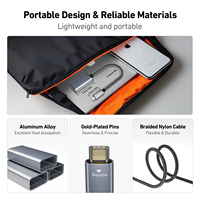 Cable USB 3.0 Tipo-C de Aluminio y PVC Personalizado [Compatible con Thunderbolt 3/4] Molde Personalizado para iPhone 15 Pro/Max Mac Book Pro/Air 2023